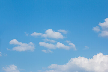 Fototapeta na wymiar white cloud on blue sky