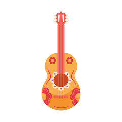 Naklejka na ściany i meble Colorful guitar icon