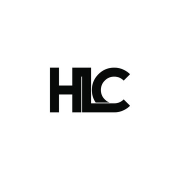 hlc letter original monogram logo design