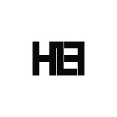 Obraz premium hlf letter original monogram logo design