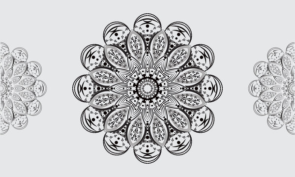Vector Mandala pattern design