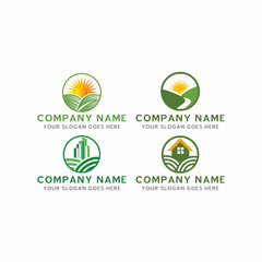 Fototapeta na wymiar farm logo , nature logo vector