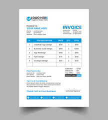 Professional Invoice Template