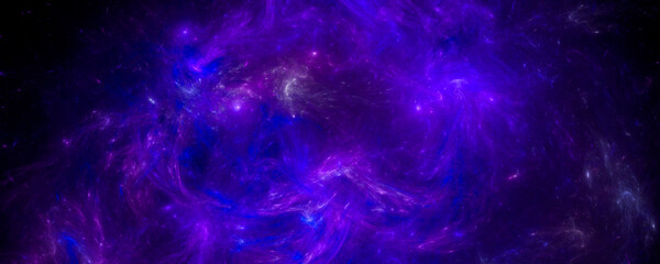 Banner Star field background . Starry outer space background texture . Colorful Starry Night Sky Outer Space background. 3D illustration
