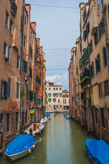 Obraz na płótnie Canvas View of the Venetian Ghetto in Venice, Veneto, Italy, Europe, World Heritage Site