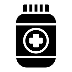 medicine glyph icon