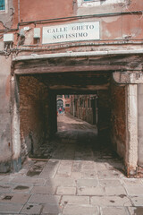 View of the Venetian Ghetto in Venice, Veneto, Italy, Europe, World Heritage Site