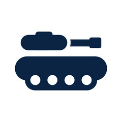 Army tank or weapon icon