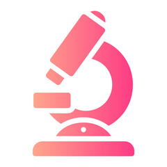 microscope gradient icon