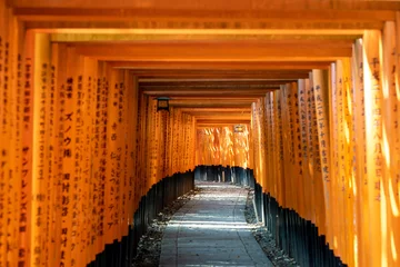 Afwasbaar fotobehang Kyoto --Fushimi-inari Torii © Quentin