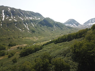 Obraz premium Wild nature of Russia, Kamchatka. View from above. No filters.