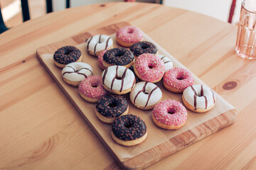 Donuts for the board game night as desserts