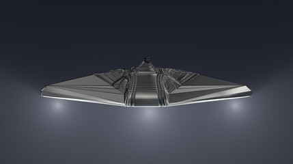 Obraz na płótnie Canvas 3D illustration of Sci-fi model