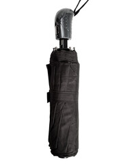 Black protective umbrella against rain and sun