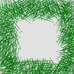 green grass frame