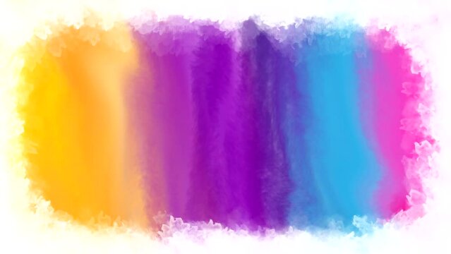 abstract colorful watercolor hand drawn video background. Seamless looping motion video background