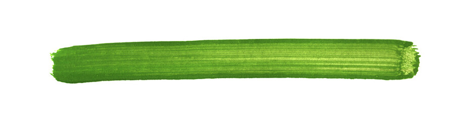 Langer gemalter Pinselstreifen in grün