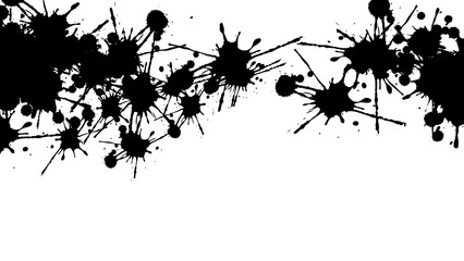 血痕　フレーム　背景　モノクロ　漫画　効果