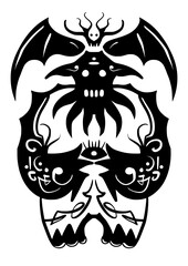 cthulhu, magic, dark monster, world demon