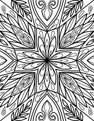 coloring, mandala, zentangle, coloring page, coloring book, flower, pattern, lotus, art, doodle, nature, floral, vector, illustration, seamless, drawing, vintage, plant, leaf, decoration, flowers