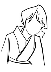 Japanese Girl, Kimono