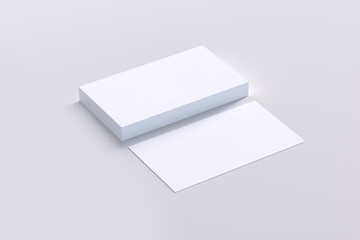 Modern business card mockup template with clipping. Presentation layout design for branding presentations, corporate identity, advertising, personal, stationery, graphic designers presentations