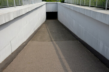 an underpass under the road or entering the subway or a train is the fear of all claustrophobics....
