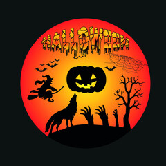 Halloween T-shirt Design