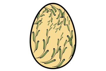 Obraz premium illustration of an easter egg
