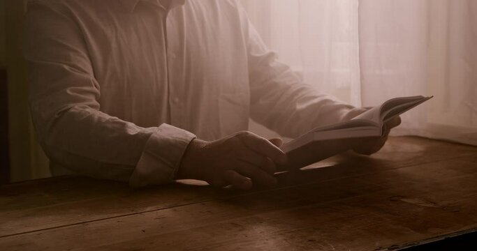 A Christian reads the Bible