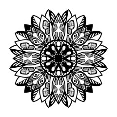 Sunflower mandala