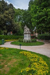 View of Giardini Papadopoli in Venice, Veneto, Italy, Europe, World Heritage Site