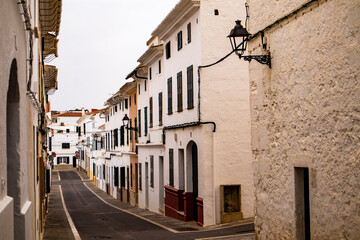 narrow street, Es Mercadal