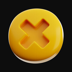 Obraz premium gold game icon set 3d rendering on isolated background