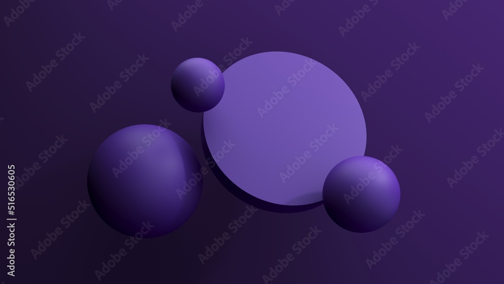 Poster abstract minimal 3d rendering, bright geometric background with cubes, objects, forms. modern backgr