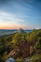 Fototapeta na wymiar Historic castle in Slovakia, Spis castle. Travel in Europe.