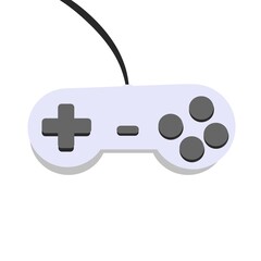 Video game, controller, icon, green.