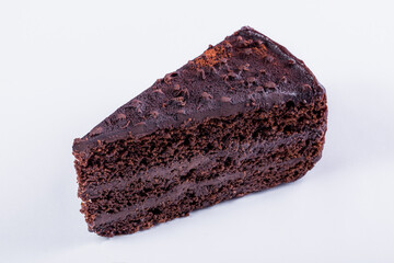 A slice of chocolate cake