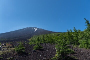 五合目から見た富士山