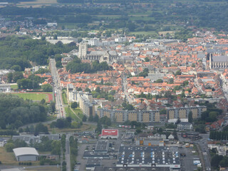 vue aérienne Saint Omer