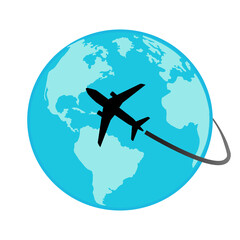 travel icon vector illustration on white background.