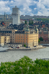 Summertime view of Stockholm, the capital of Sweden, one of the Nordic countries along the Baltic Sea in Scandinavia and its surrounding archipelago. - 516536460