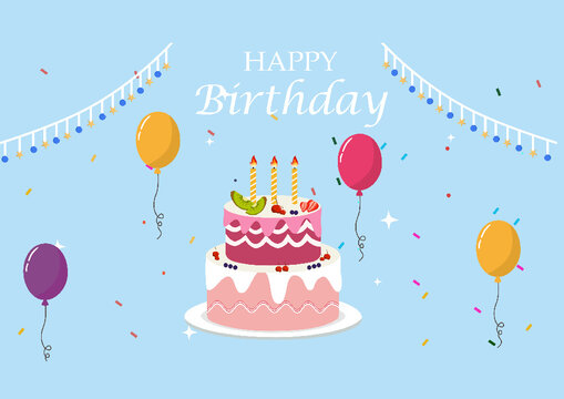 happy birthday, birthday cake, celebration, happiness, animation, motion picture, fireworks, firecracker, 