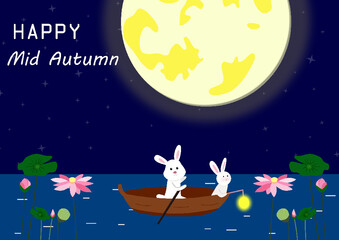 Fototapeta premium autumn, holiday, mid autumn festival, cartoon, animation, religious, motion picture