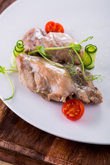 Boiled chicken