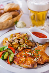 Fried chicken fillet