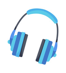 Wireless headphones icon. Vector illustration