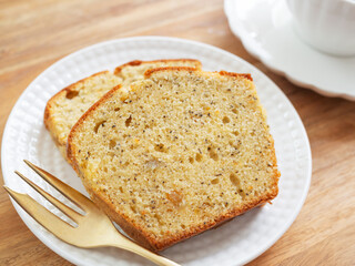 紅茶とオレンジのパウンドケーキ