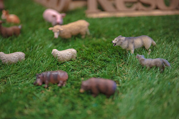 動物のミニチュア