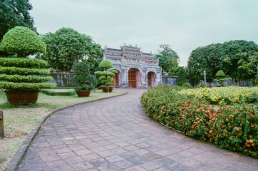 Landscape photo film: Hue Citadel. Time: June 20, 2022. Location: Hue City. Content: The author...